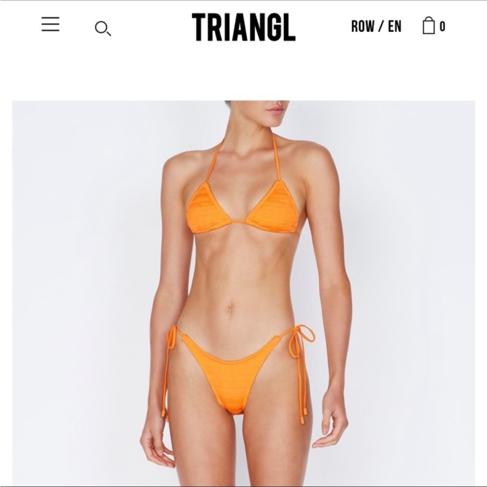 Size Small Trinagl bikini. Vinca desert